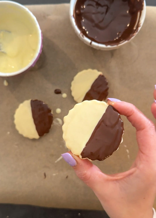 New York Style Black & White Cookies