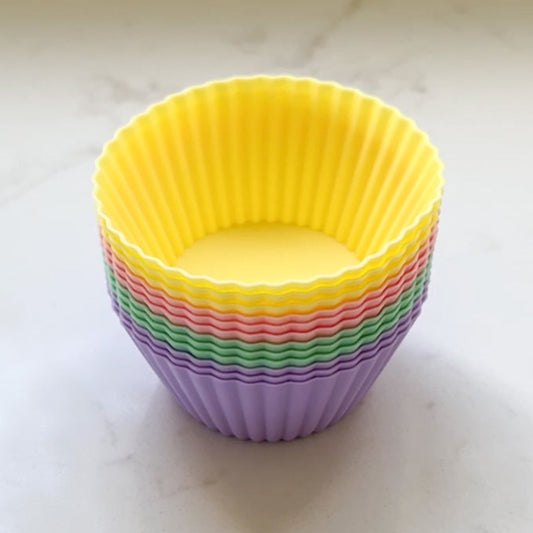 12 Pastel Cupcake Mould