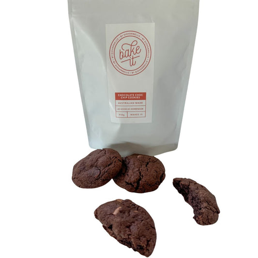 Chocolate Choc Chip Cookies Baking Mix - Bake it by Giovannellis