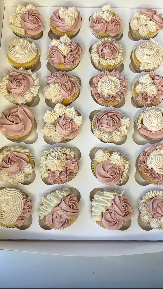 Cake Mix Birthday Cupcakes