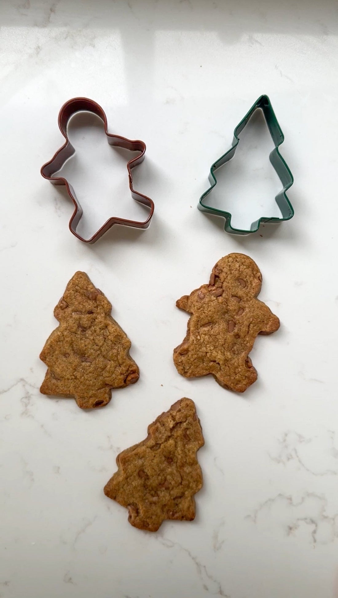 Choc Chip Cookies Christmas Shapes Using Our Choc Chip Cookie Baking Mix