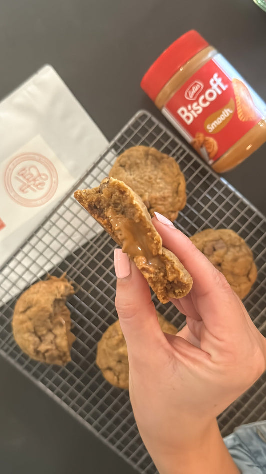 Lotus Biscoff NY Style Chunky Cookies