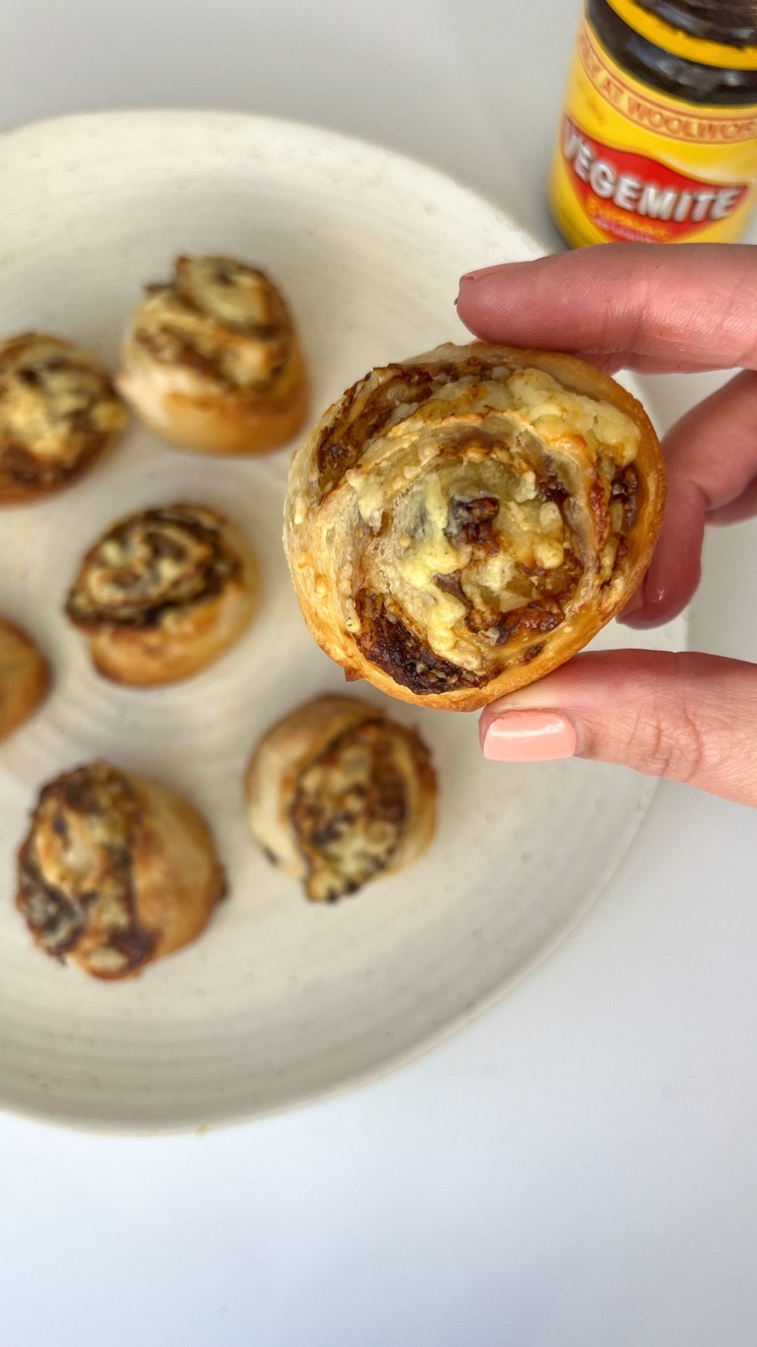 Cheats Vegemite and Cheese Scrolls - Bake it by Giovannellis