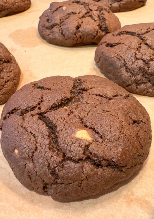 Triple Chocolate Choc Chip Cookies - Bake it by Giovannellis