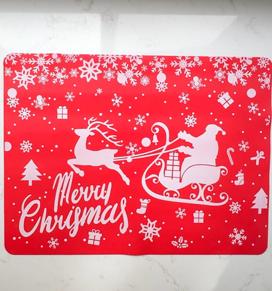 Christmas Reusable Silicone Baking Mat