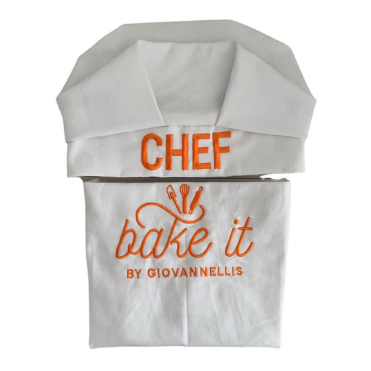Toddlers & Kids Apron & Chef Hat Set - Bake it by Giovannellis