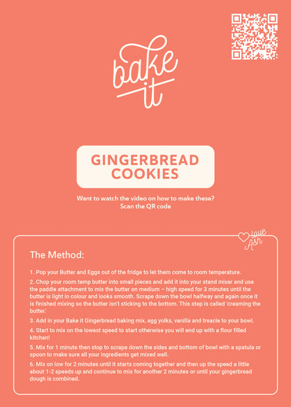 Gingerbread Cookies Baking Mix